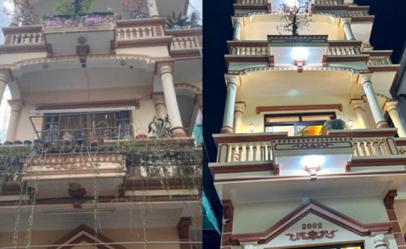 Ngắm nhìn ngôi nhà cải tạo ở Hà Nội: xây thêm hai tầng, lắp thêm thang máy