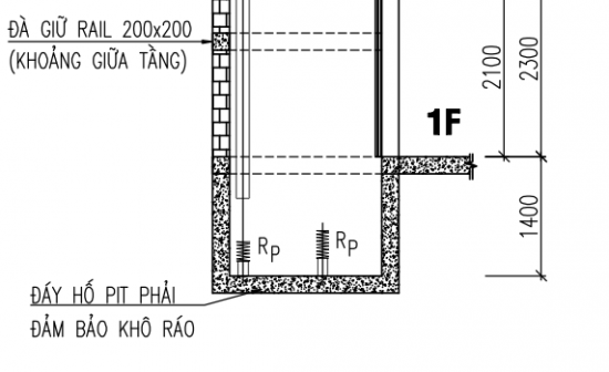 Cung cấp lắp đặt thang máy hố pít thấp tại Hà Nội
