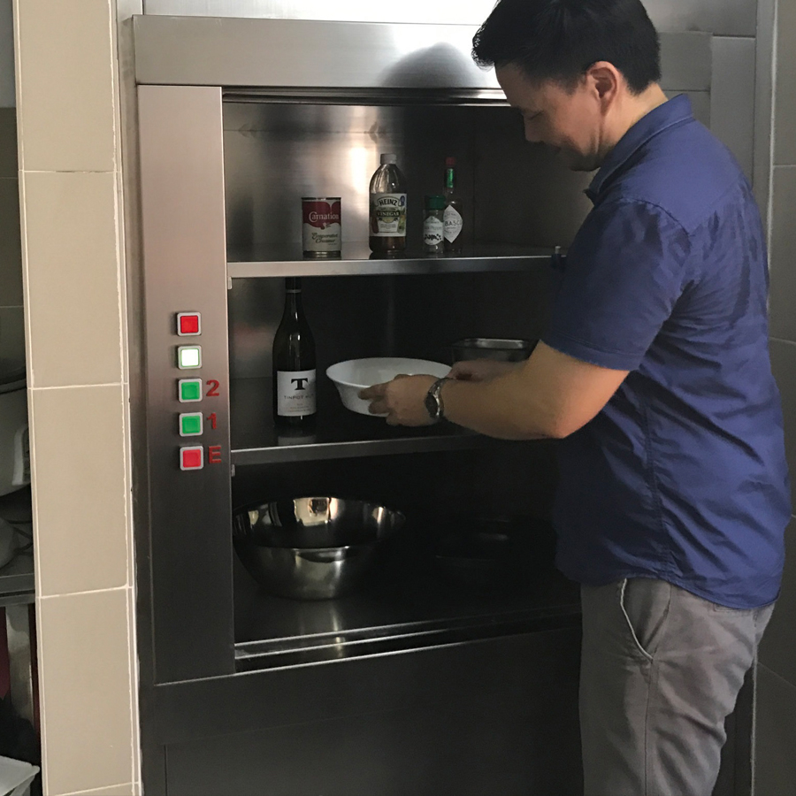 Lợi ích khi lắp đặt thang máy tải thức ăn